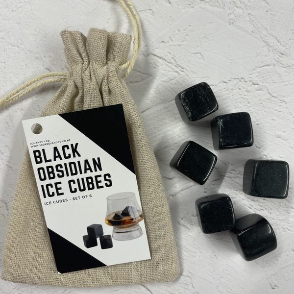 Black Obsidian Ice Cubes