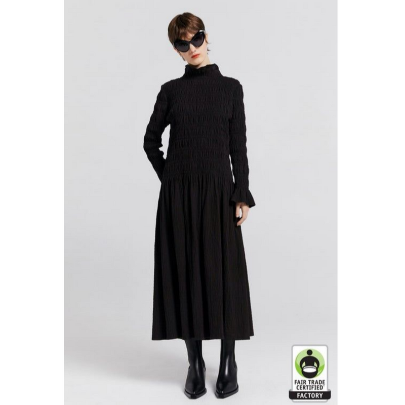 Keiko Organic Dress - Black