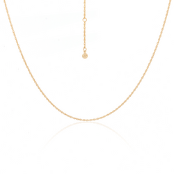Fine Rope Necklace - Gold