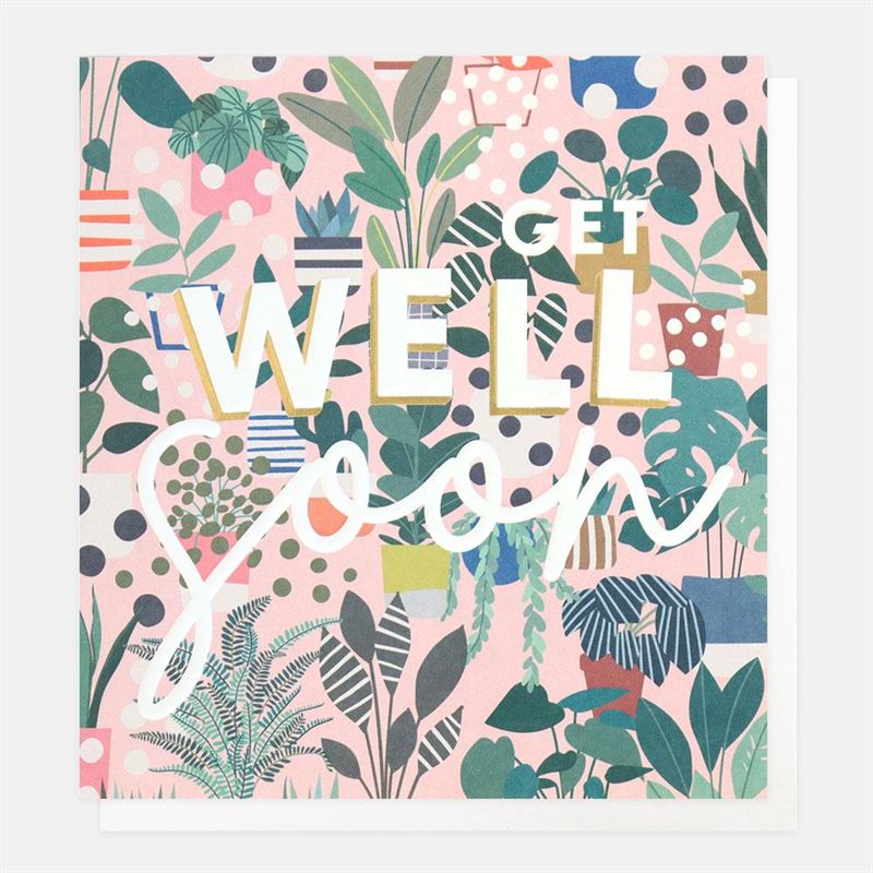 Get Well Soon House Plants Card