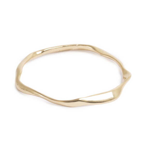 Sculptured Bracelet - Gold