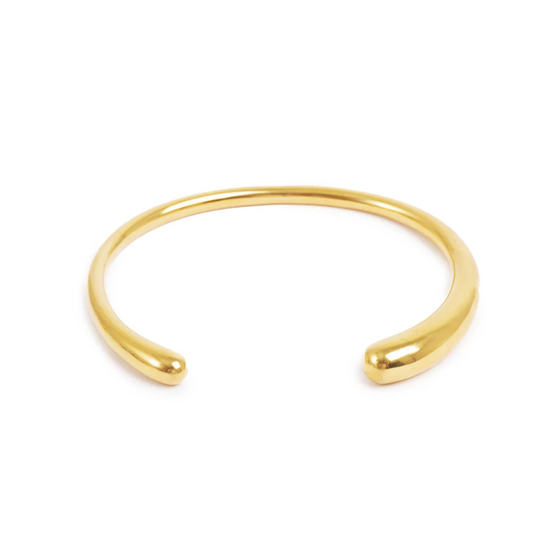 Pure Steel Bracelet - Gold Cuff