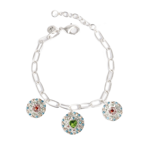 Vibrance Charm Bracelet - Silver