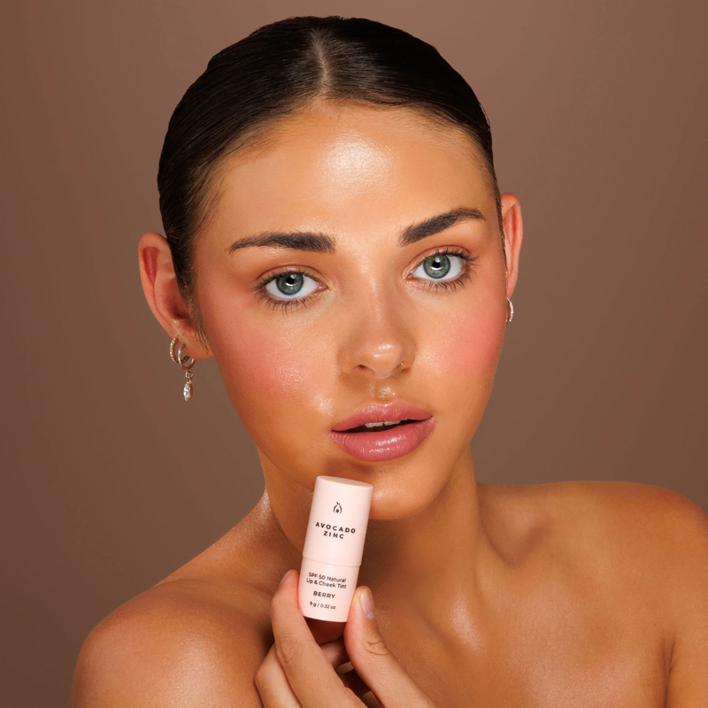 Natural Lip and Cheek Tint - Berry