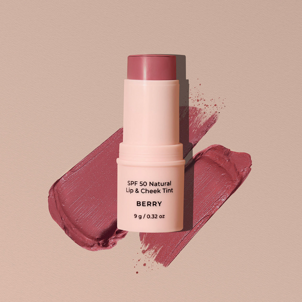 Natural Lip and Cheek Tint - Berry