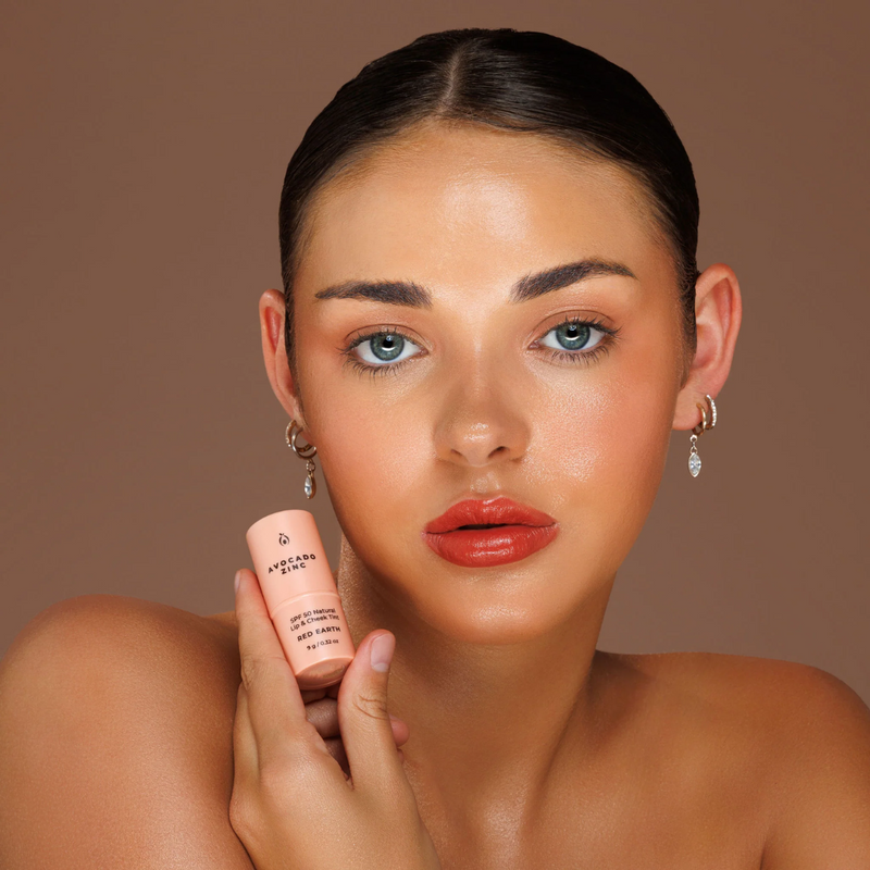 Natural Lip and Cheek Tint - Red Earth