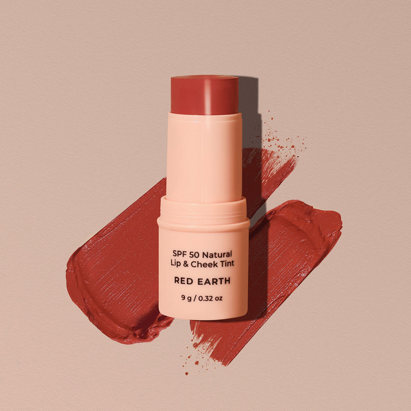 Natural Lip and Cheek Tint - Red Earth