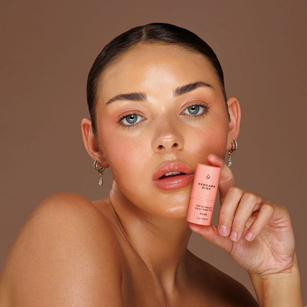 Natural Lip and Cheek Tint - Rose