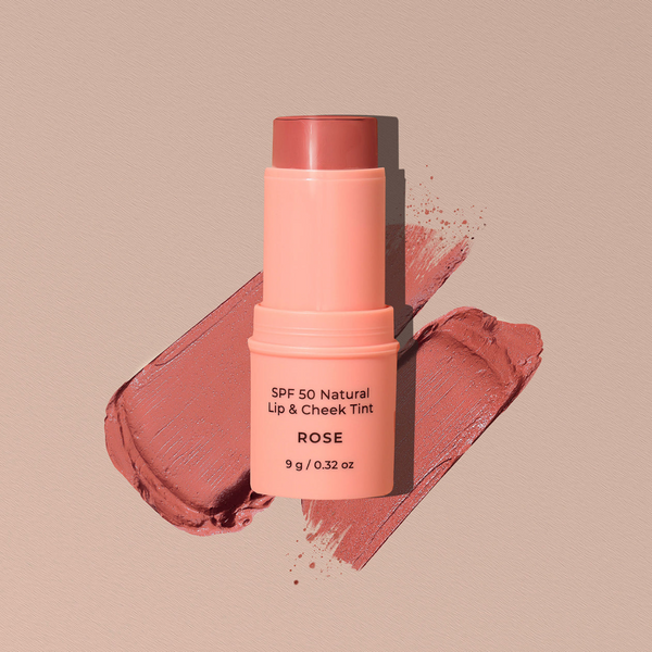 Natural Lip and Cheek Tint - Rose