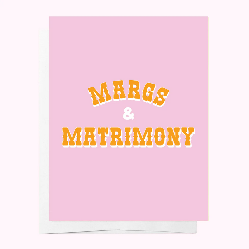 Margs And Matrimony Card