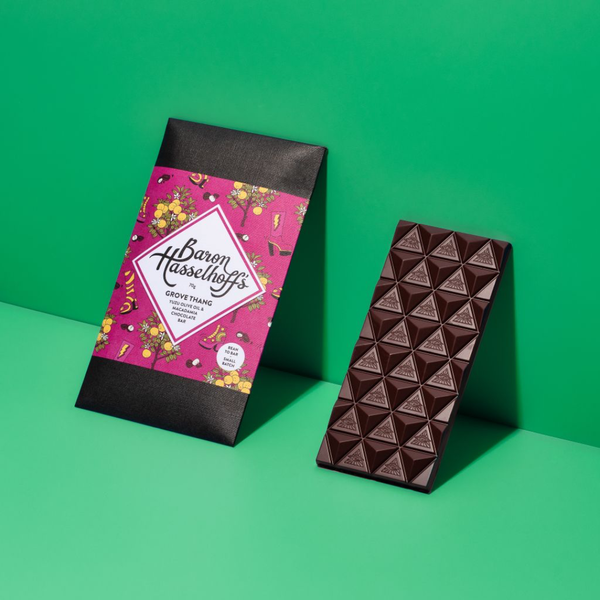 Grove Thang Craft Chocolate Bar - Yuzu + Macadamia
