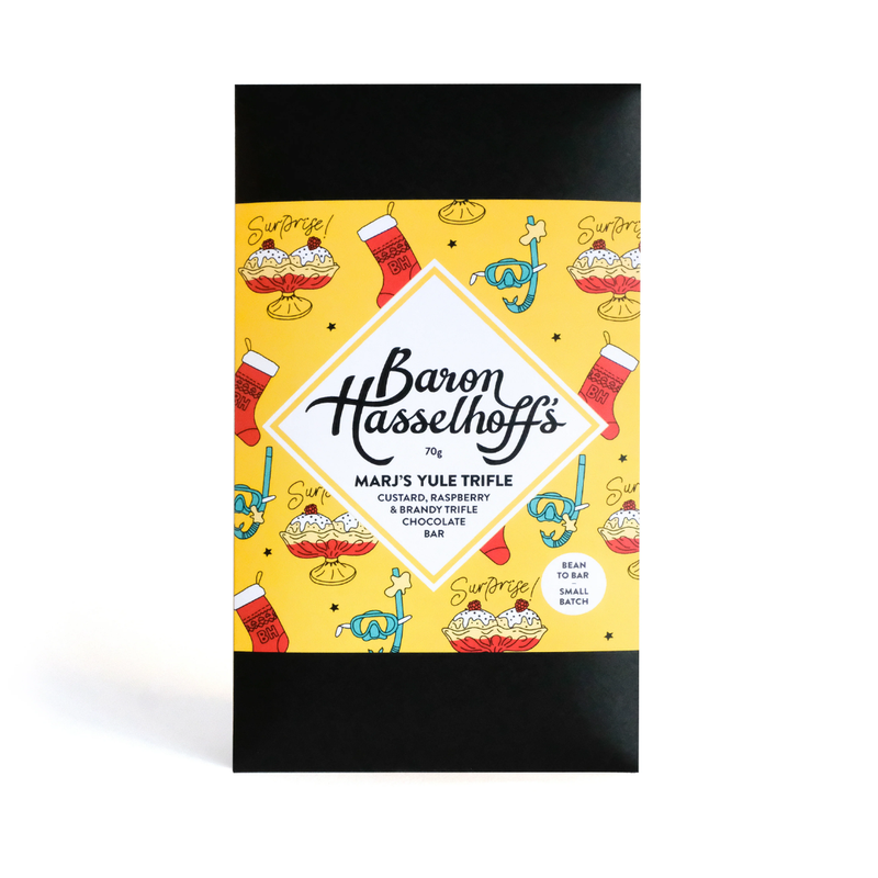 Marj's Yule Trifle Craft Chocolate Bar