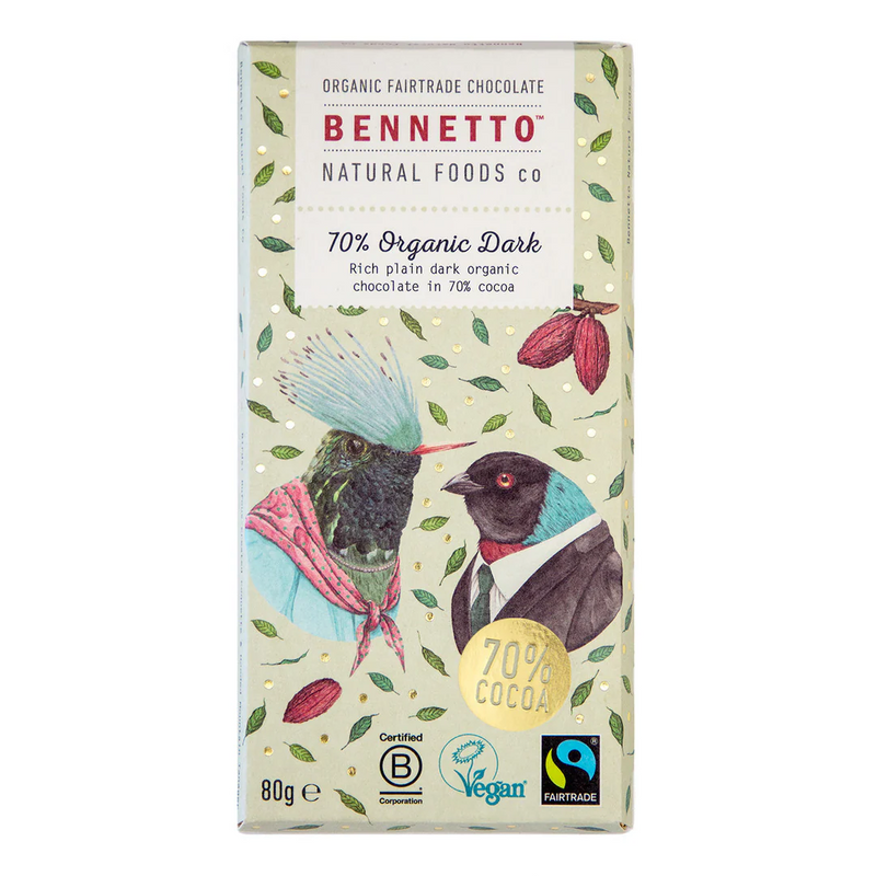 70% Organic Dark Chocolate