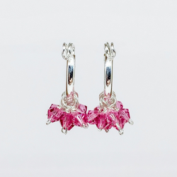 Baby Cake Earrings Silver - Pinkiscle