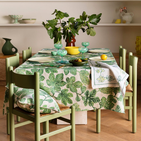 Table Cloth - Fig Green