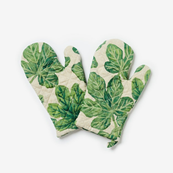 Oven Gloves Fig Green - Set of 2