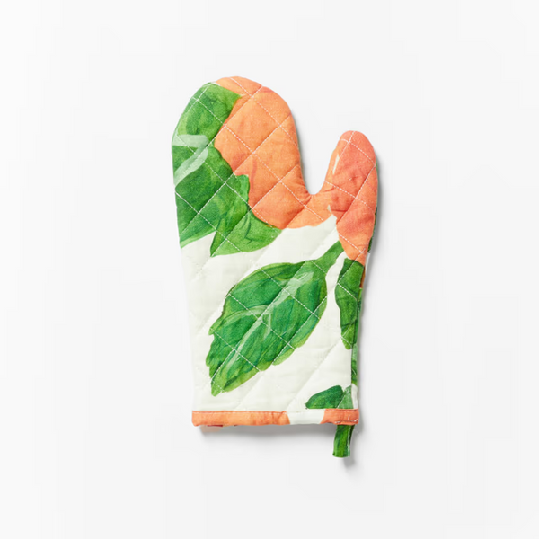 Oven Gloves Hibiscus Coral - Set of 2