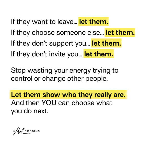 The Let Them Theory By Mel Robbins