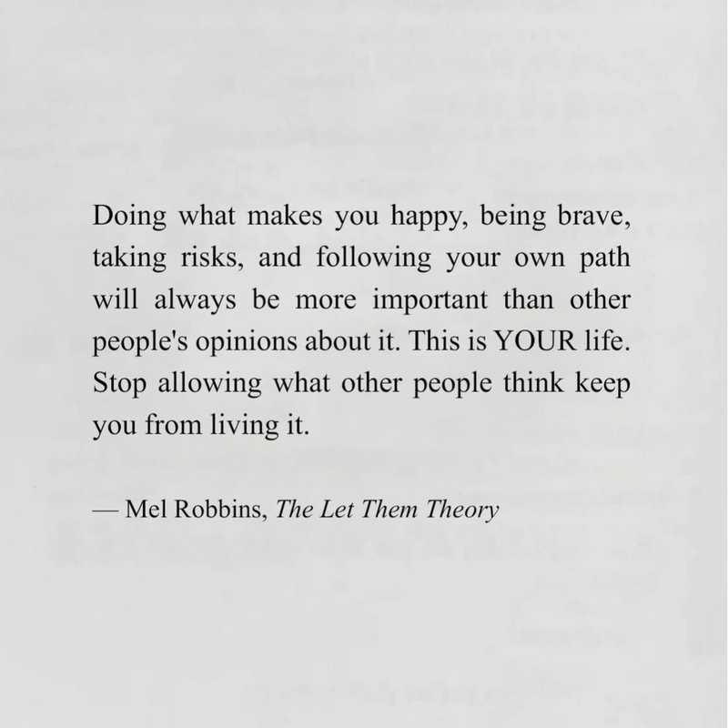 The Let Them Theory By Mel Robbins