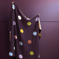 Polka Large Knit Throw
