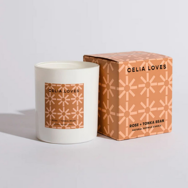 Rose + Tonka Bean Candle