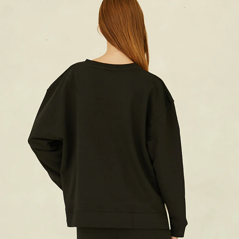 The Light Terry Sweat - Vintage Black