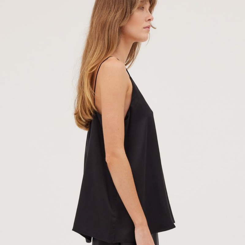 The Silk Camisole - Black