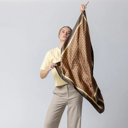 Large Silk Scarf - The Harvey