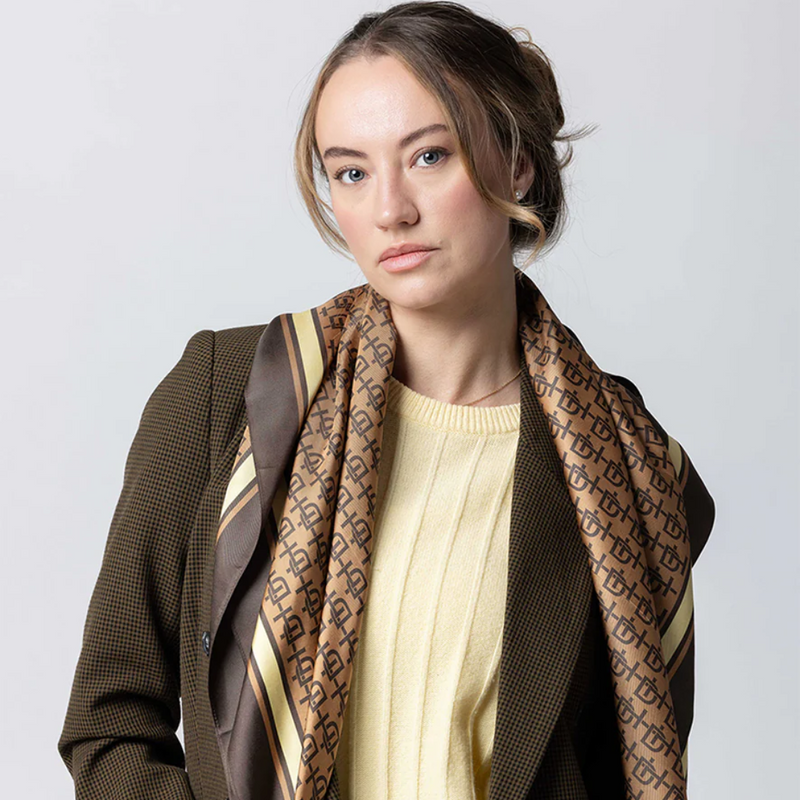 Large Silk Scarf - The Harvey