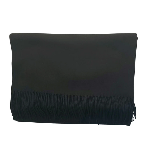 Luxury Cashmere Scarf - Black
