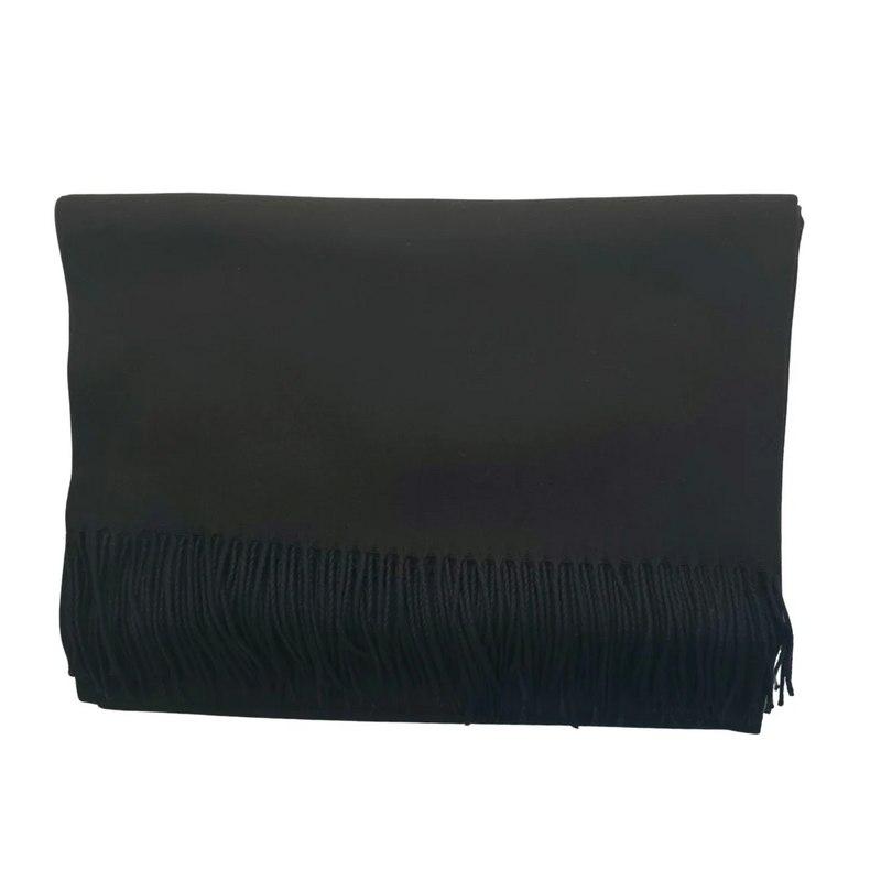 Luxury Cashmere Scarf - Black