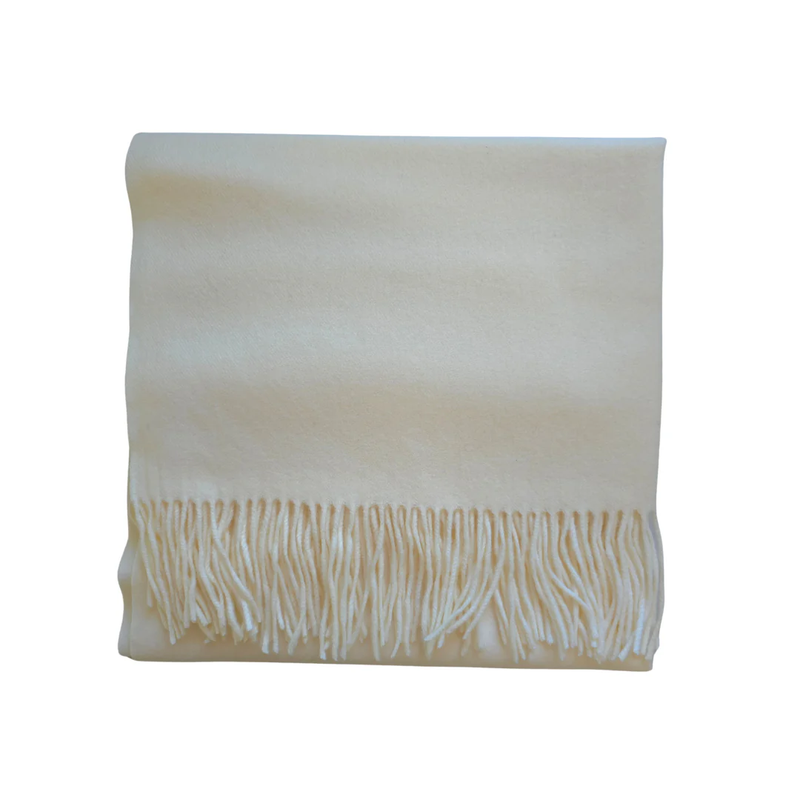 Luxury Cashmere Scarf - Winter White
