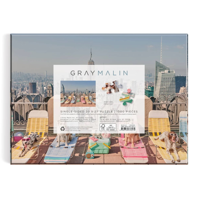 Gray Malin The Dogs of New York City Jigsaw Puzzle