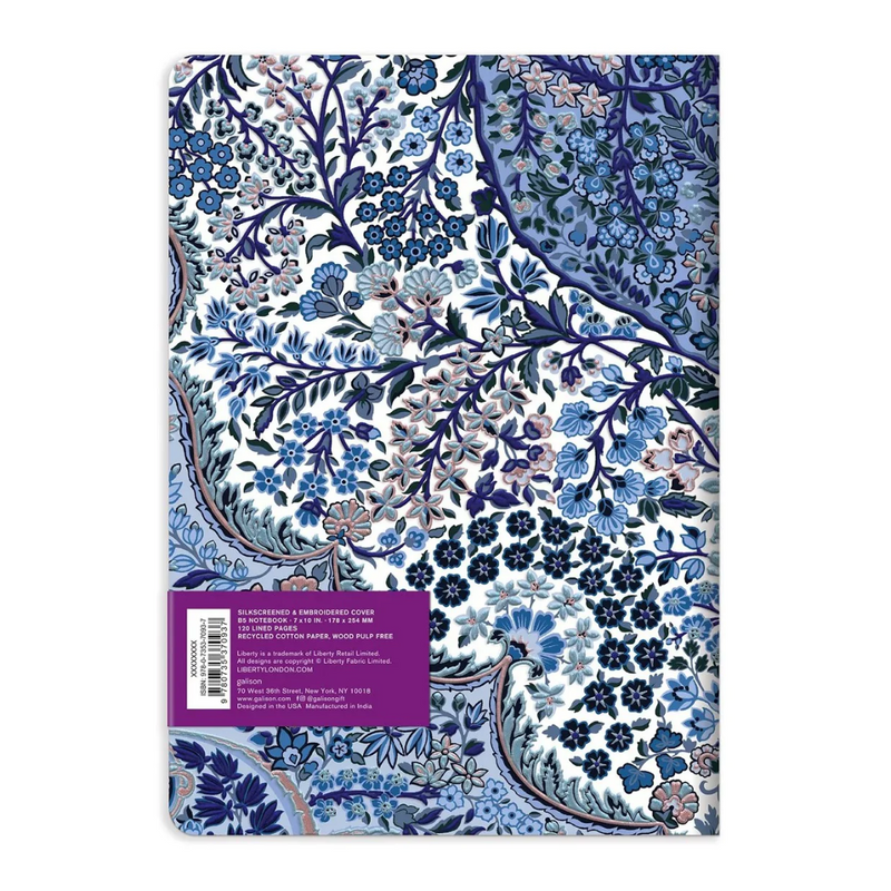Liberty Tanjore Gardens Embroided Journal