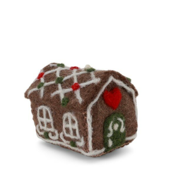 Big Gingerbread House with Candy Cane
