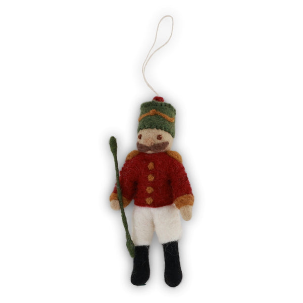 Nut Cracker with Red Jacket + Green Hat