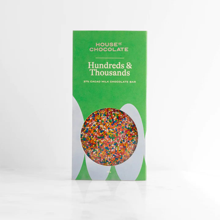 Hundreds + Thousands Milk chocolate bar