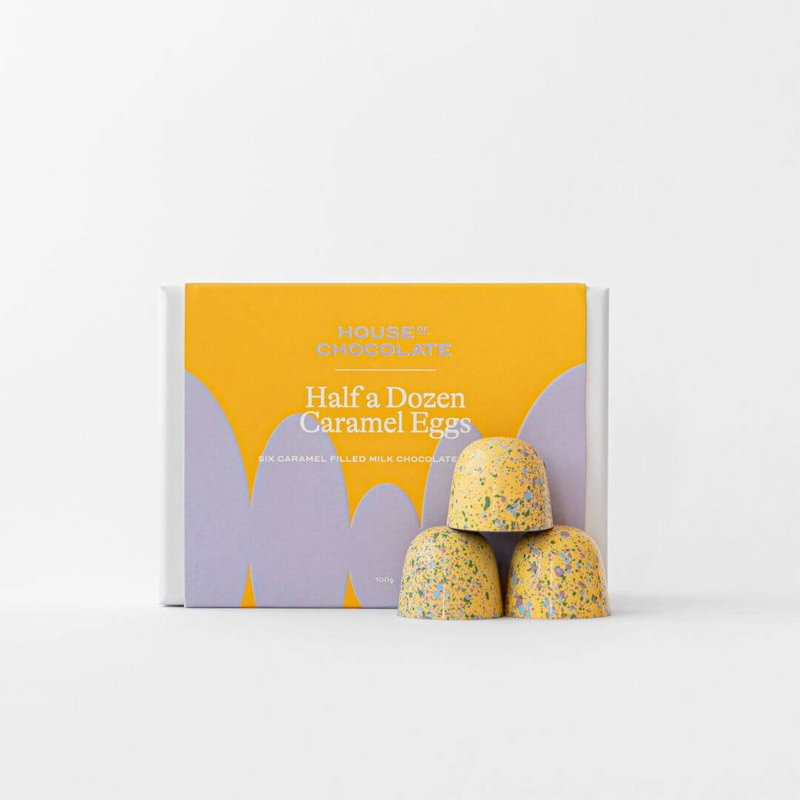 Half a Dozen Caramel Egg Bonbons