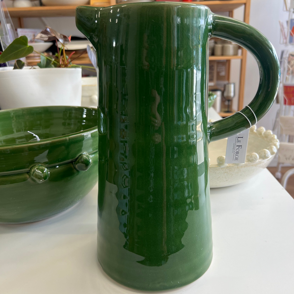 Terracotta Jug - Green