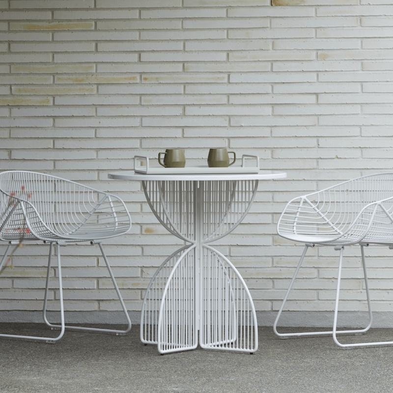 Omaha Cafe Table - White