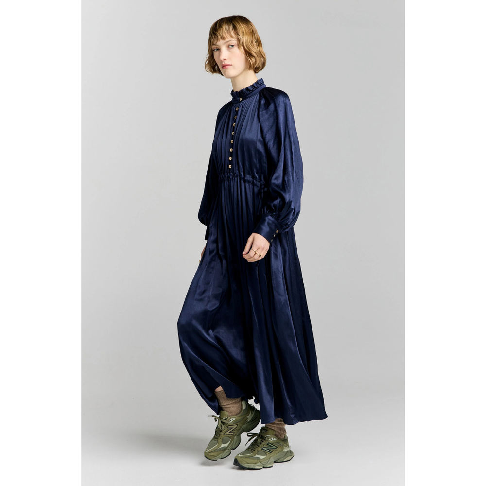 Karen Walker Deluge Dress - Navy The Urban Studio Karen Walker Deluge Dress - Navy The Urban Studio