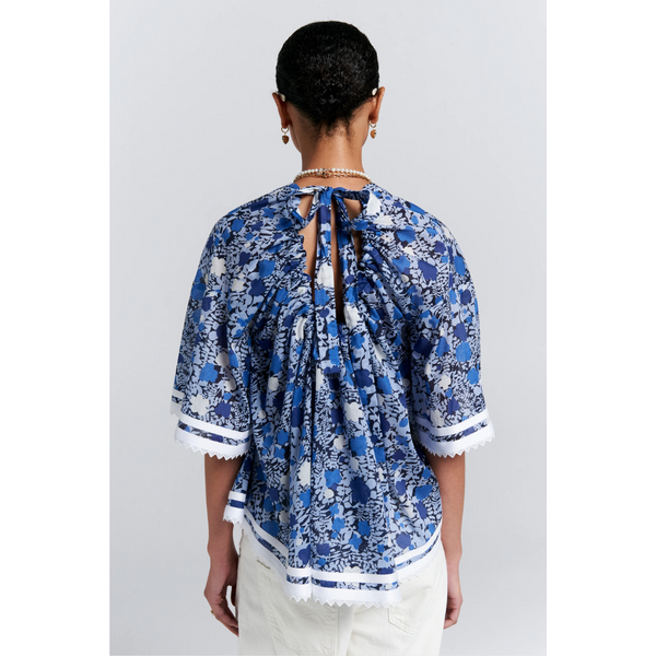 Field Blouse - Blue Multi
