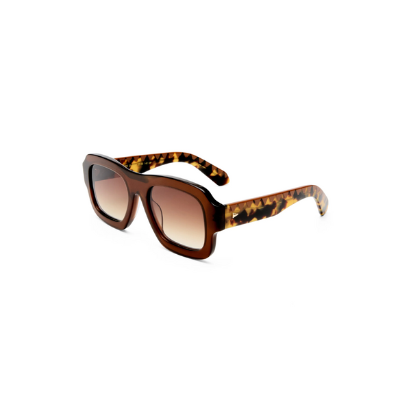 Moonside Zig Zag Sunglasses - Caramel