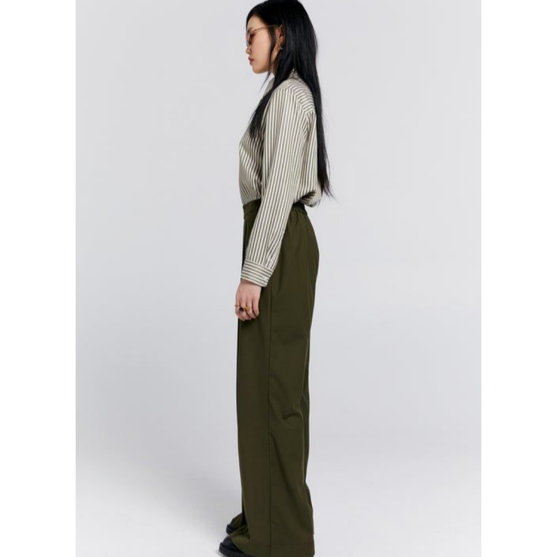 Palazzo Lounge Pants - Olive