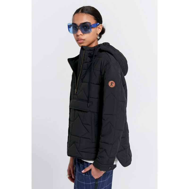 Quilted Rover Pullover - Black