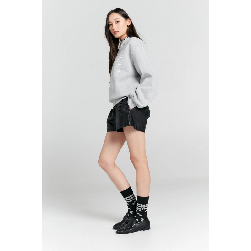 Broken Pearls Sweatshirt - Grey Marle