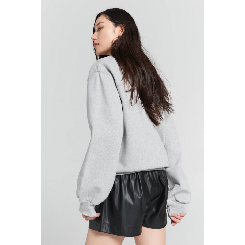 Broken Pearls Sweatshirt - Grey Marle