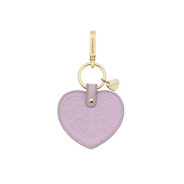Filigree Heart Keyring - Lavender