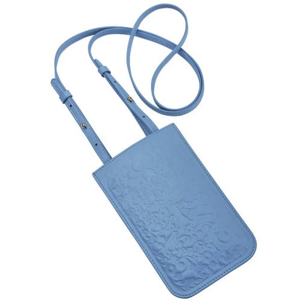 Filigree Phone Pouch - Blue