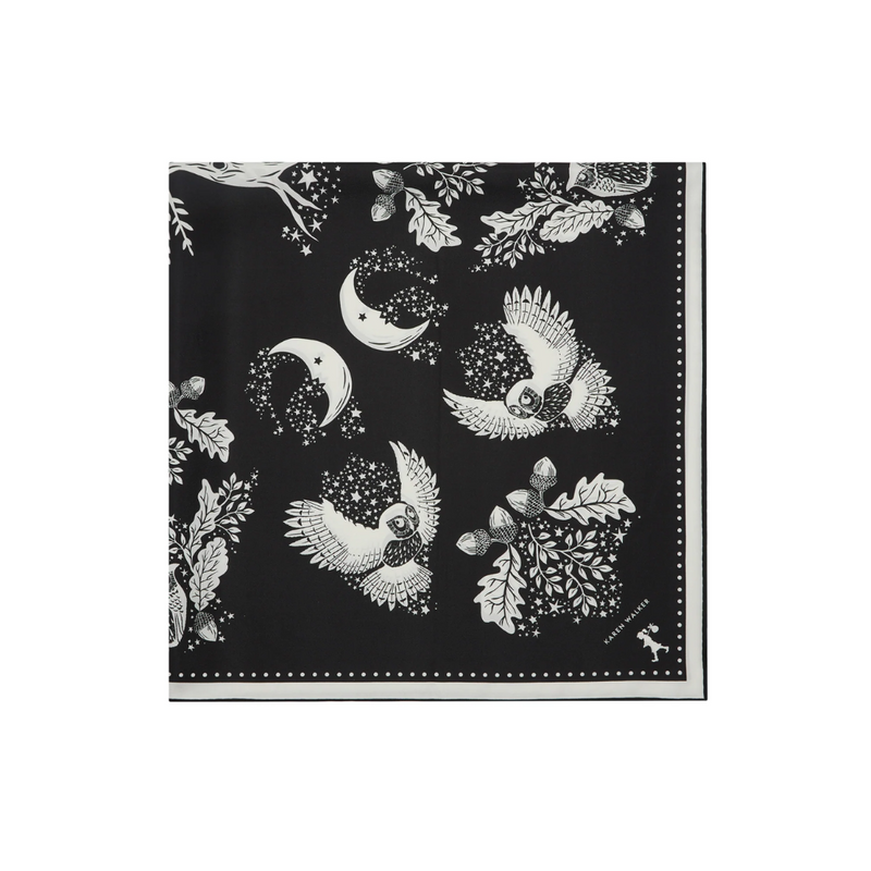 Night Owl Classic Scarf - Black